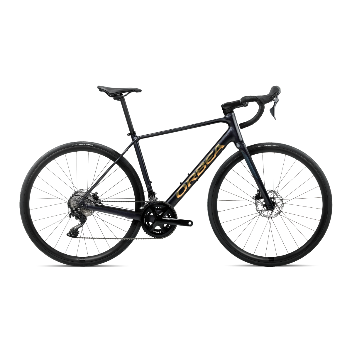 Vélo Orbea Avant H40 Diamond Black - Titan Gold (Brillant)