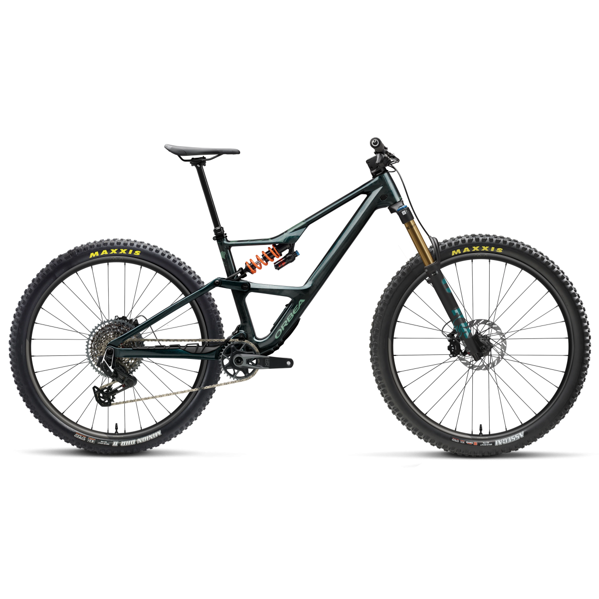 Bicicleta Orbea Occam LT M-Team Escape Green - Carbon View Gloss