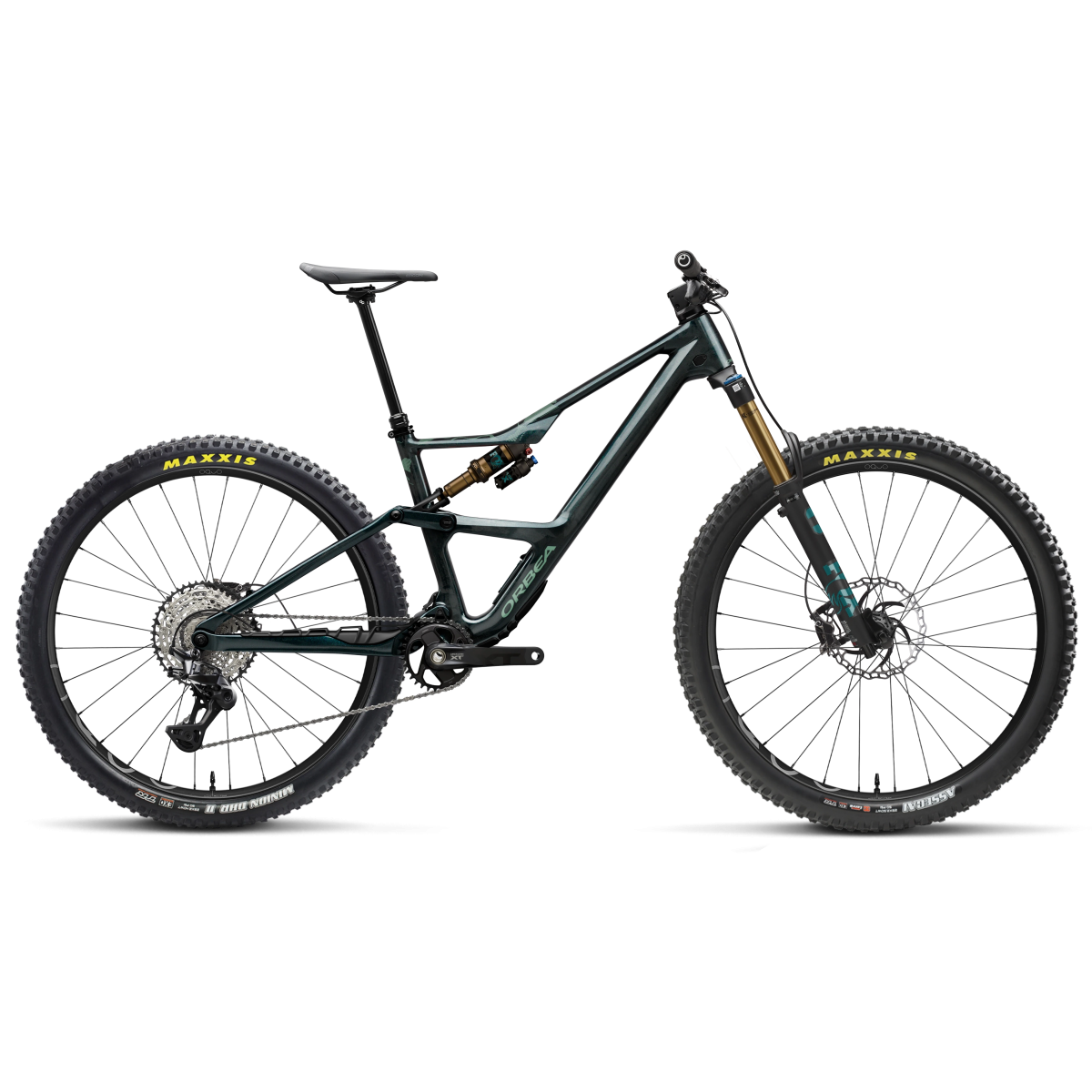 Vélo Orbea Occam LT M10 Escape Green - Carbon View Gloss