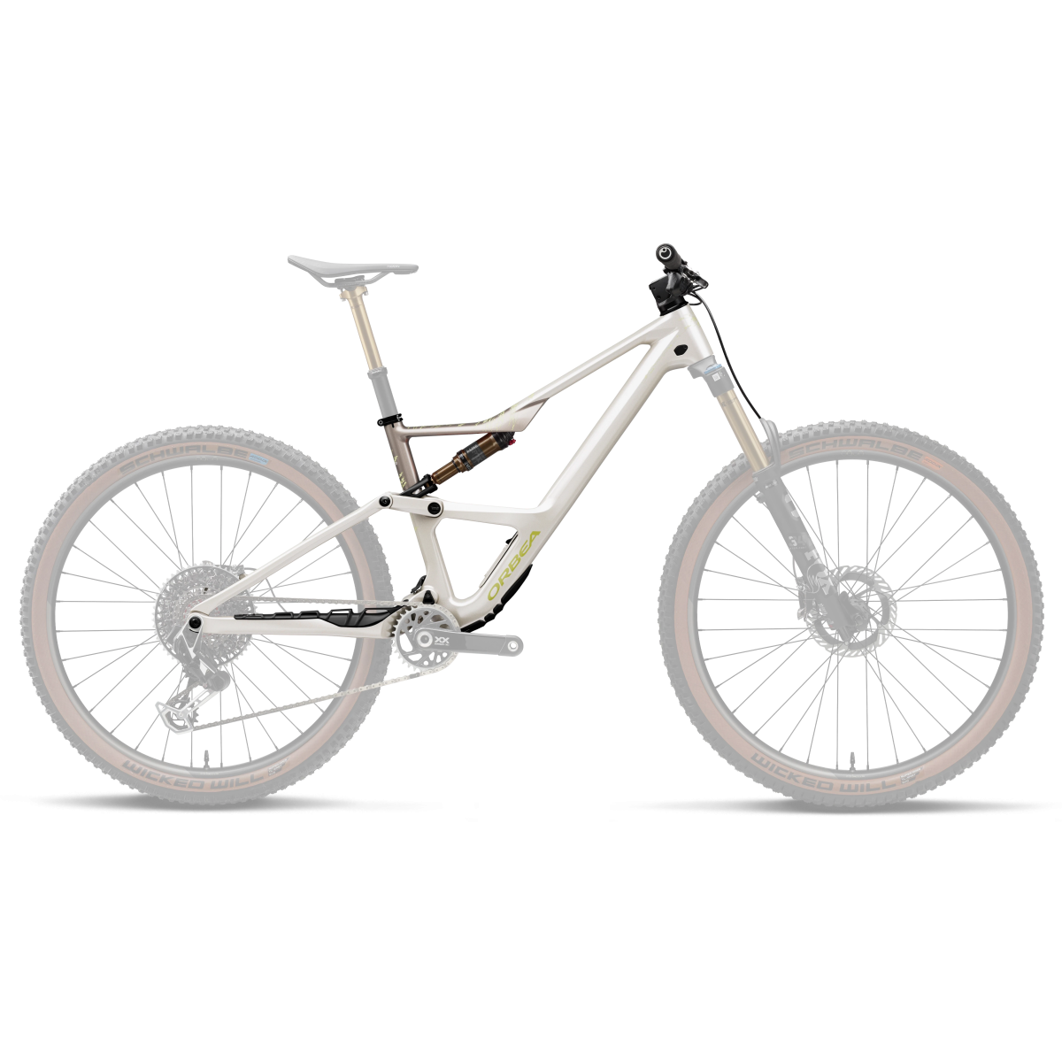 Cuadro Orbea Occam OMR SL+IL R+K Ivory White - Nickel (Gloss)