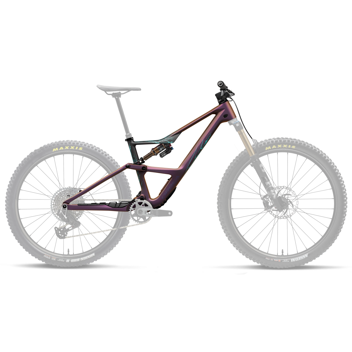 Cuadro Orbea Occam OMR LT+X 2P FK Sunset Carbon View - Black (Matt)