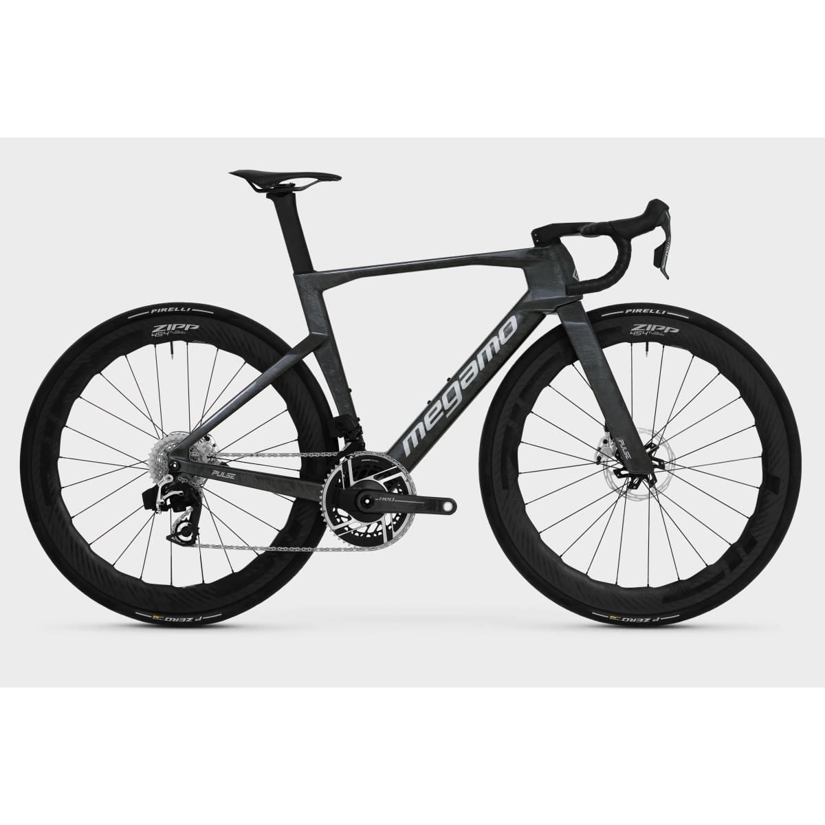 Bicicleta Megamo Pulse 00 SLR Black Vector