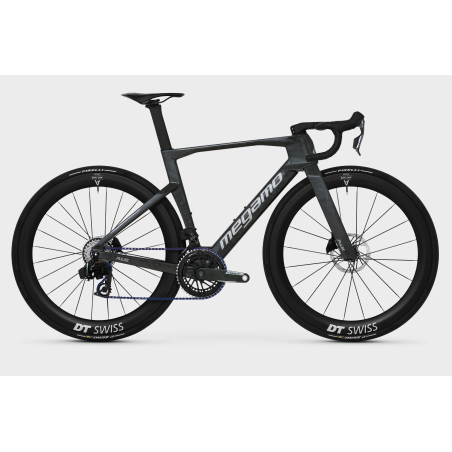 Bicicleta Megamo Pulse 02 SLR Black Vector