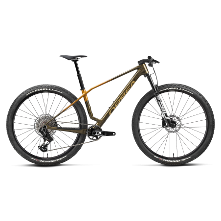 Vélo Orbea Alma M-Team AXS Caramel Carbon View - Leo Orange (Brillant)