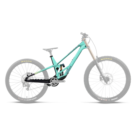 Cuadro Orbea Rallon DH 442 Aloha Green - Fantasy Purple Carbon View (Gloss)