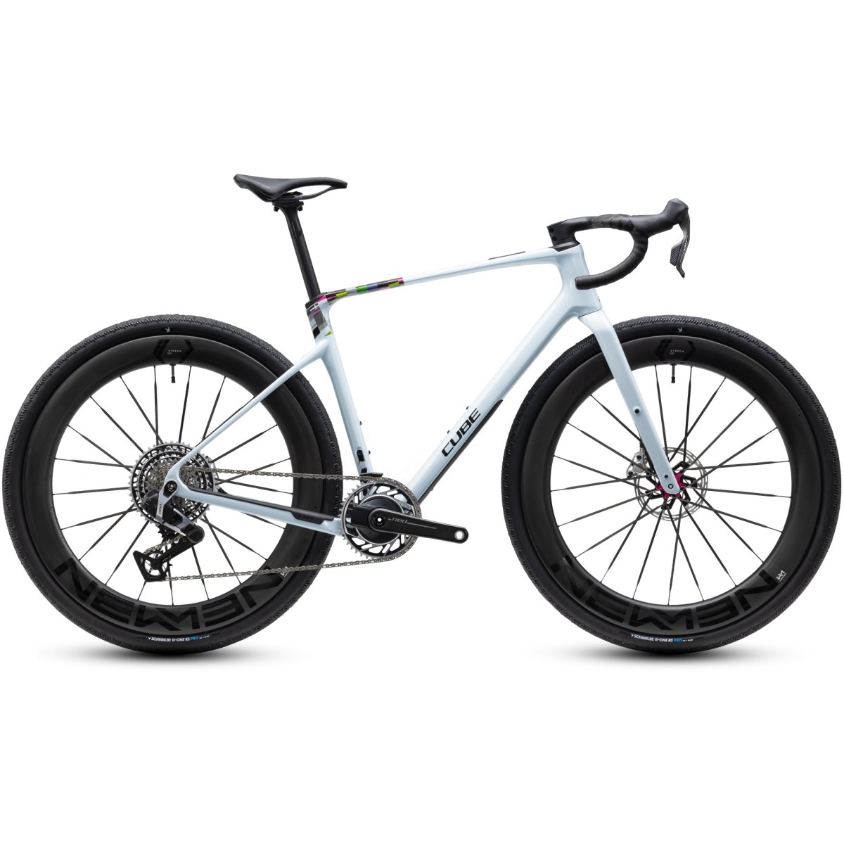 Vélo Cube Nuroad C:62 SLT Glacier'n'Magenta