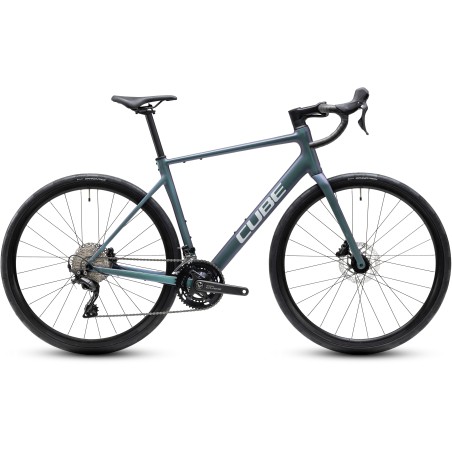 Vélo Cube Attain Race Smaragdgrey'n'White