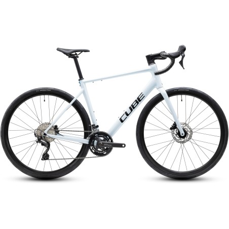 Bicicleta Cube Attain Race Glacier'n'Black