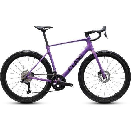 Vélo Cube Attain C:62 SLT Cosmicpurple'n'Black