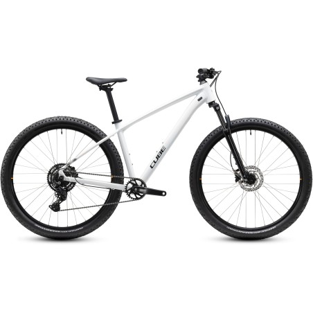 Vélo Cube Aim ONE Metallicwhite'n'Black