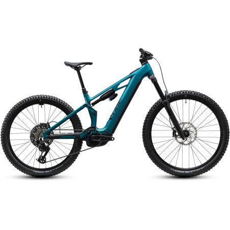Bicicleta Cube Stereo Hybrid ONE77 HPC Race 800 Metallicpetrol'n'Black