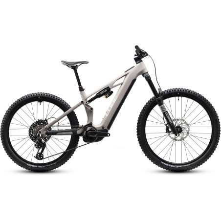 Bicicleta Cube Stereo Hybrid ONE77 HPC Race 800 Oatgrey'n'Yellow