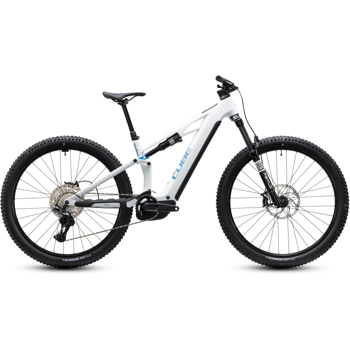 Bicicleta Cube Stereo Hybrid ONE44 HPC Pro 800 Metallicwhite'n'Blue