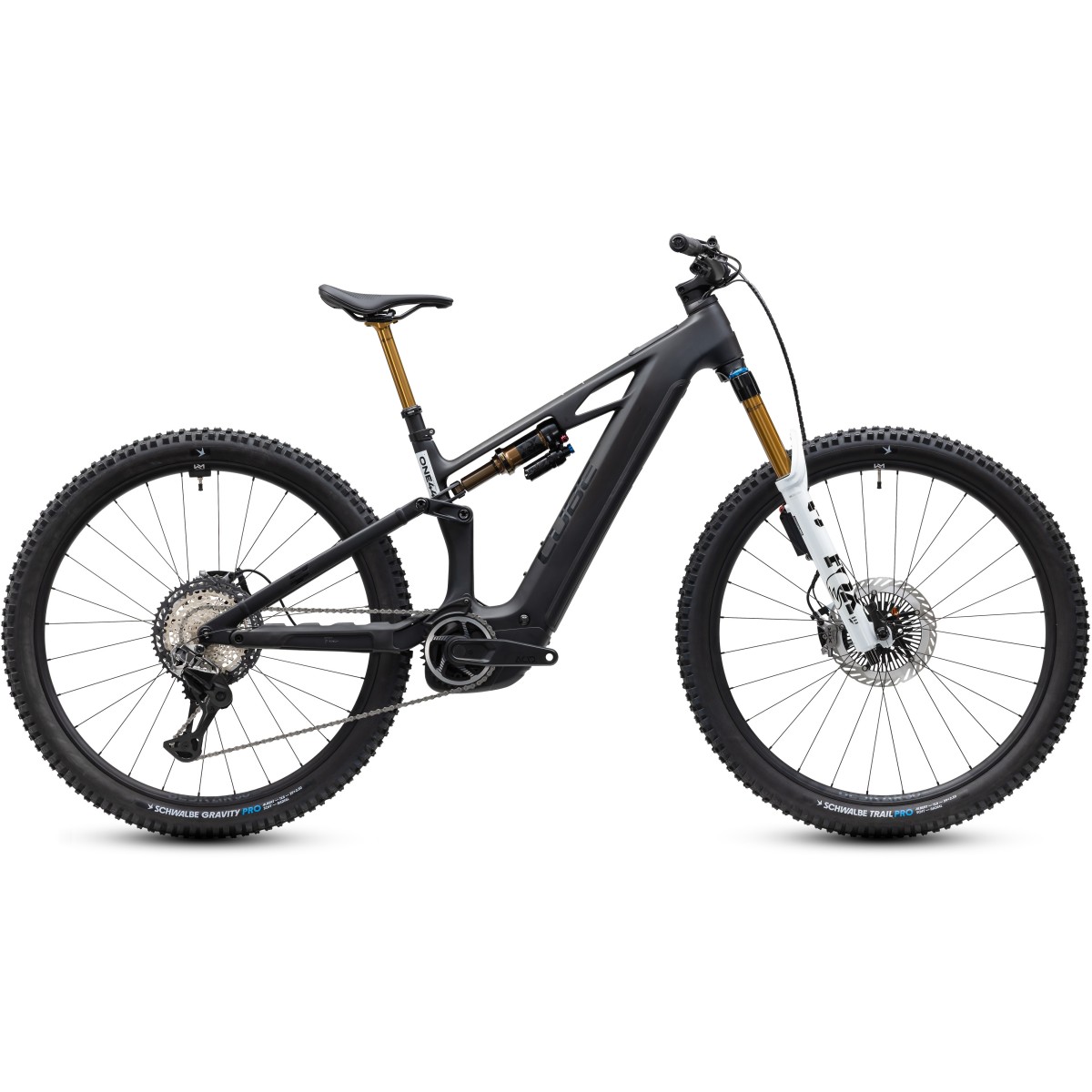 Vélo Cube Stereo Hybrid ONE44 HPC AT 800 Carbon'n'White