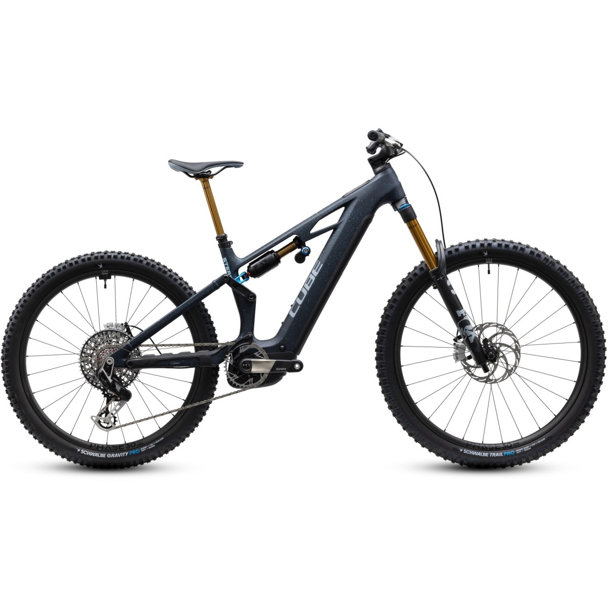 Vélo Cube Stereo Hybrid ONE77 HPC SLT 800 Bluegalaxy'n'Grey
