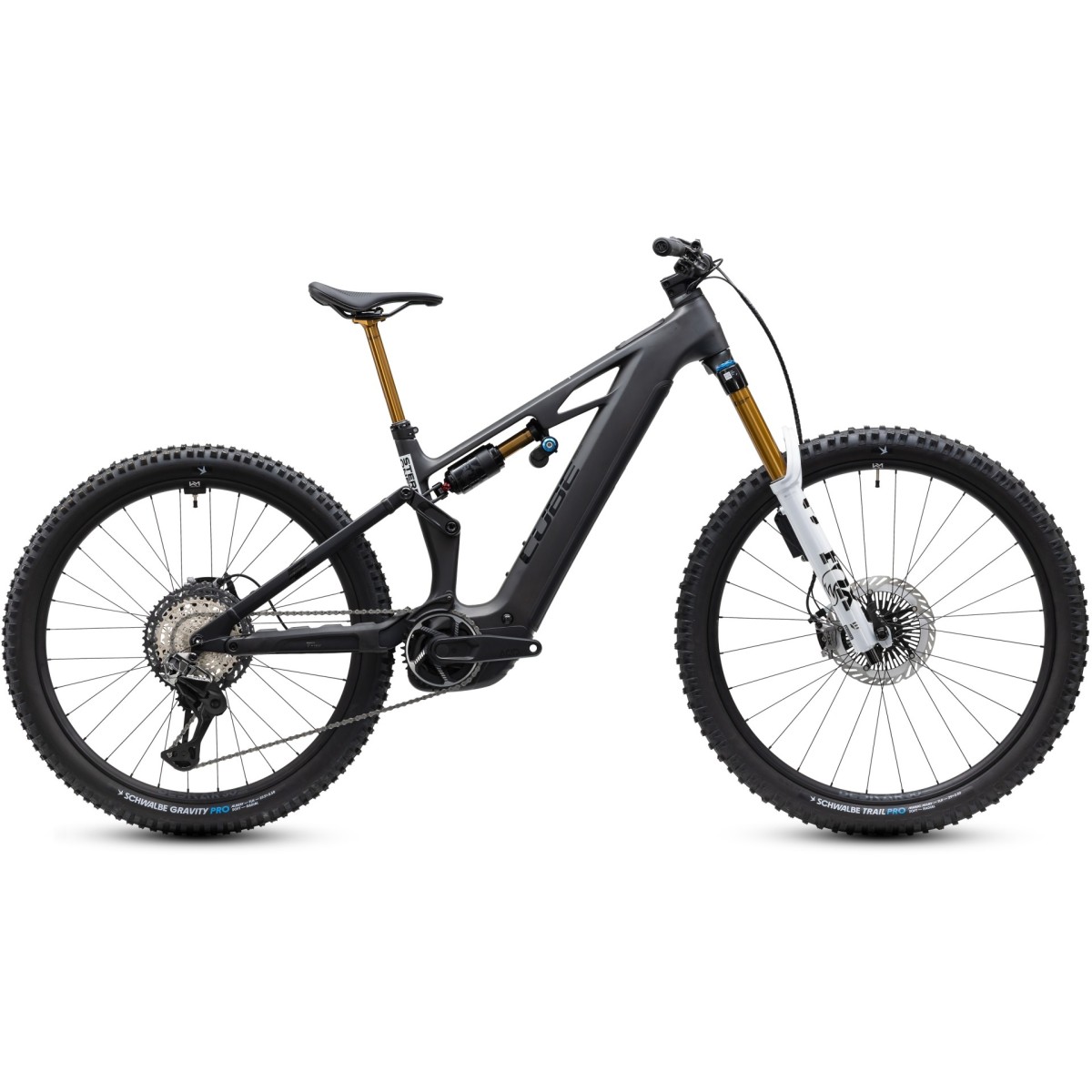 Vélo Cube Stereo Hybrid ONE77 HPC AT 800 Carbon'n'White