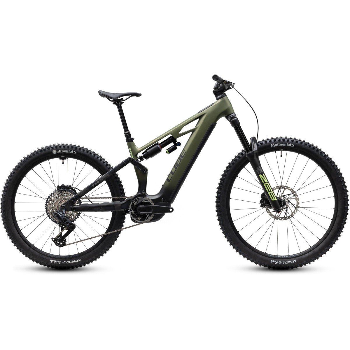 Bicicleta Cube Stereo Hybrid ONE77 HPC TM 800 Reedgreen'n'Gills