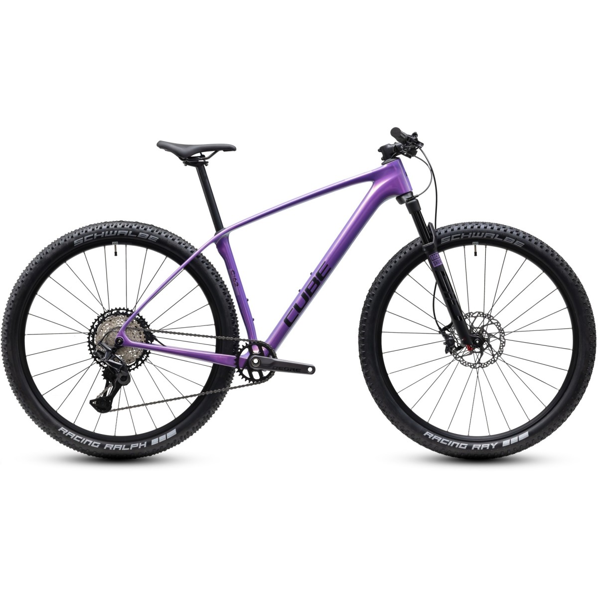 Vélo Cube Reaction C:62 Pro Cosmicpurple'n'Black
