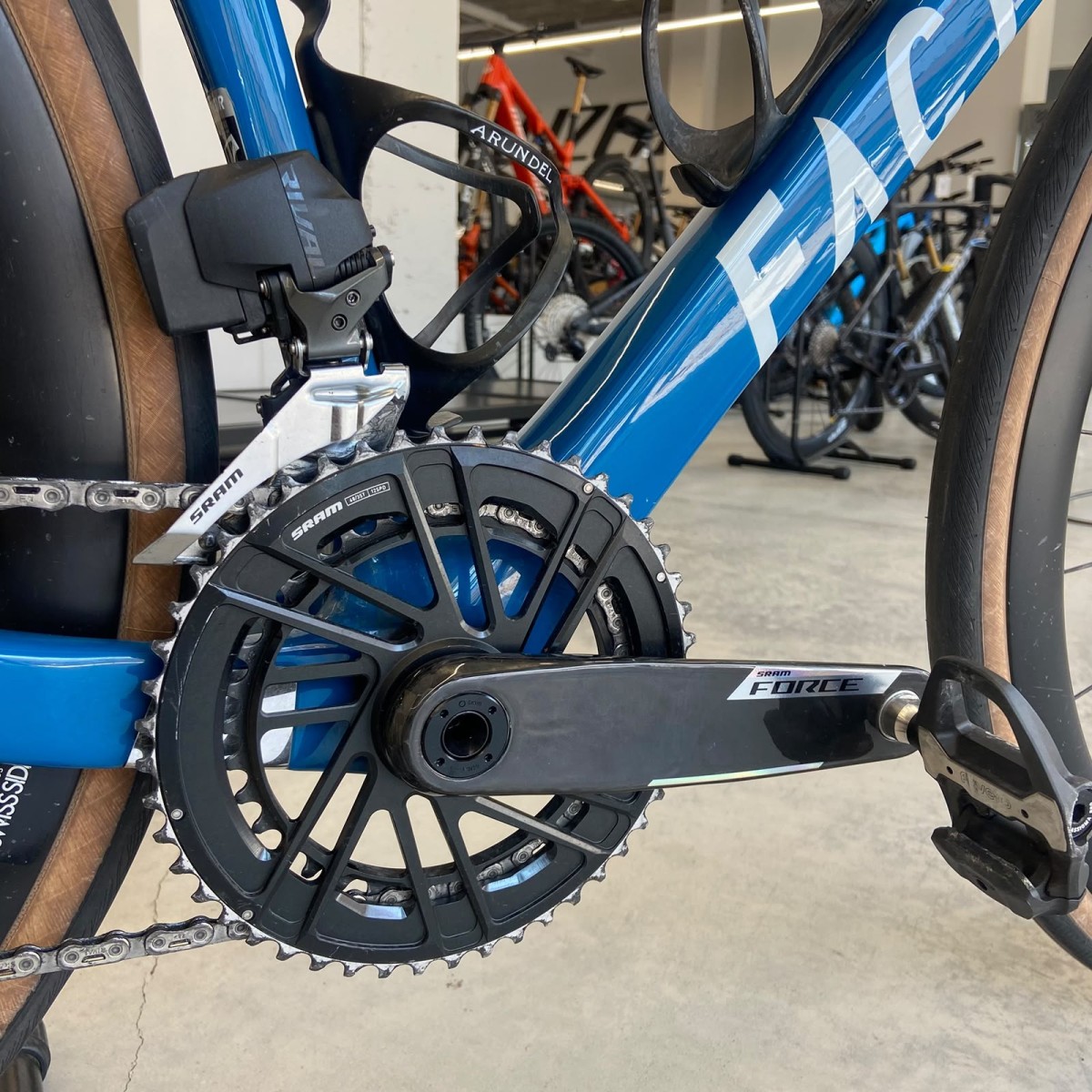 Bicicleta de ocasión Factor LS Sram Force AXS Vintage Blue