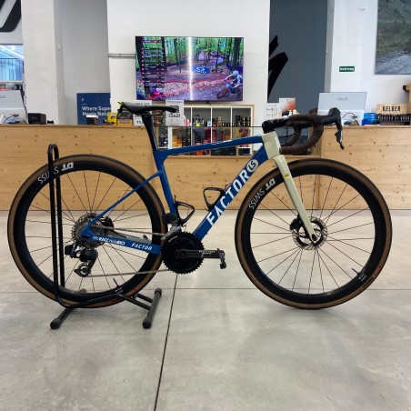 Bicicleta de ocasión Factor LS Sram Force AXS Vintage Blue