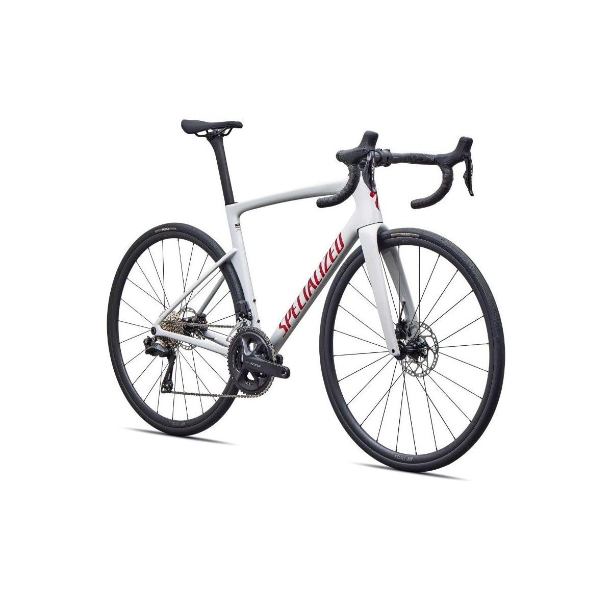 Bicicleta Specialized Tarmac SL9 Comp Shimano 105 Di2 Gloss Dolomite Metallic/Cayenne Metallic