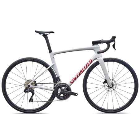 Bicicleta Specialized Tarmac SL9 Comp Shimano 105 Di2 Gloss Dolomite Metallic/Cayenne Metallic