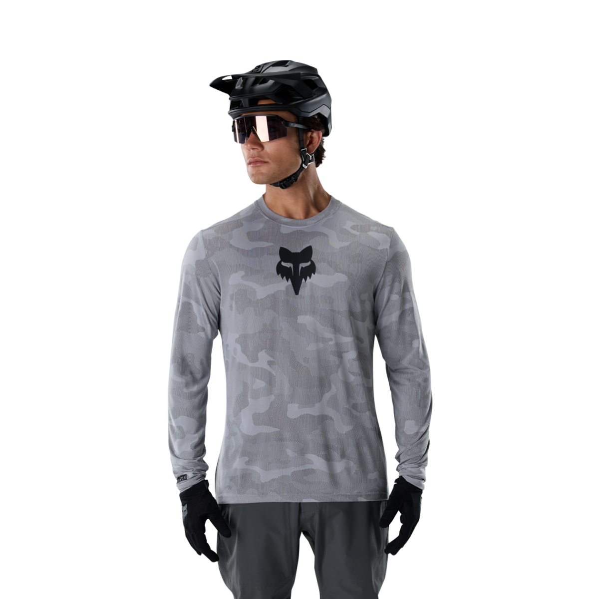 Maillot Manches Longues Fox Ranger TruDri Gris Étain