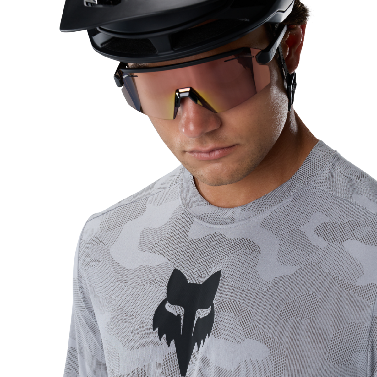 Maillot Manches Longues Fox Ranger TruDri Gris Étain