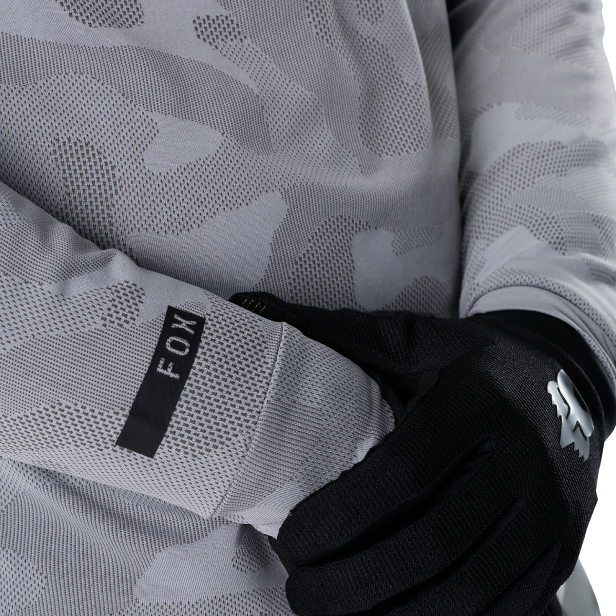 Maillot Manches Longues Fox Ranger TruDri Gris Étain