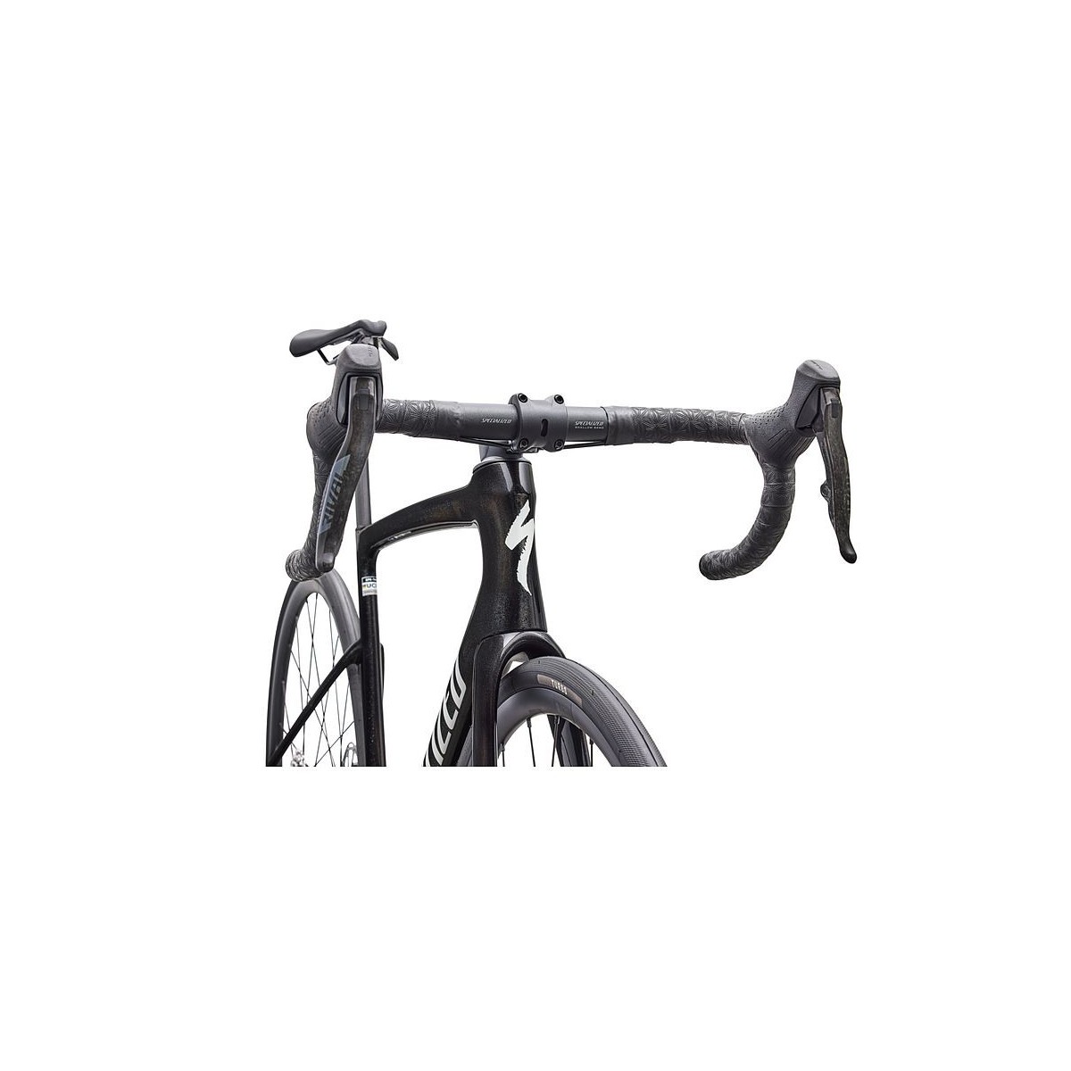 Vélo Specialized Tarmac SL9 Comp Sram Rival AXS, couleur « Gloss Charcoal Tint » / « Dolomite Metallic