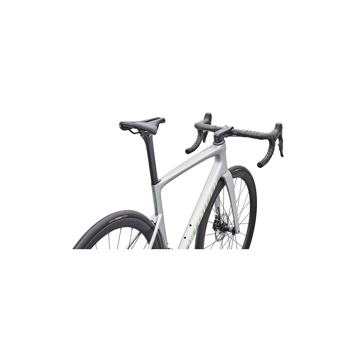 Bicicleta Specialized Tarmac Sl9 Expert Sram Force Axs Gloss Silver Dust / Powder Lime