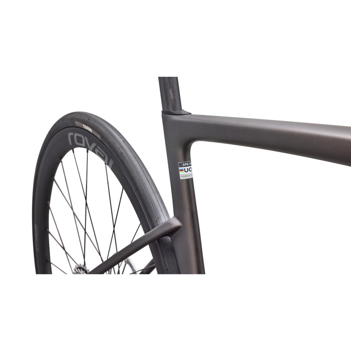 Bicicleta Specialized Tarmac Sl9 Expert Sram Force Axs Satin Warm Smoke Metallic / Silver Dust