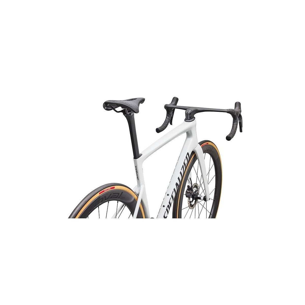 Bicicleta Specialized Tarmac Sl9 S-Level: Shimano Dura-Ace Di2 Gloss White Silver Metallic / Tarmac Black