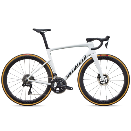 Bicicleta Specialized Tarmac Sl9 S-Level Shimano Dura-Ace Di2 Gloss White Silver Metallic / Tarmac Black