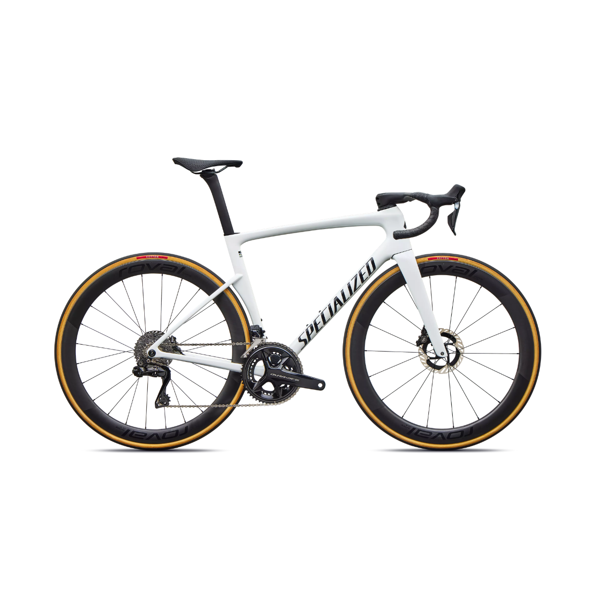 Bicicleta Specialized Tarmac Sl9 S-Level Shimano Dura-Ace Di2 Gloss White Silver Metallic / Tarmac Black