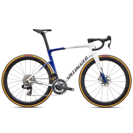 Bicicleta Specialized Tarmac Sl9 S-Level Sram Red Axs Gloss White / Majesty Blue Metallic / Black