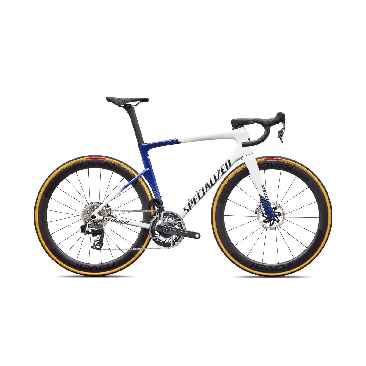 Vélo Specialized Tarmac SL9 S-Level Sram Red AXS Blanc brillant / Bleu Majesty métallisé / Noir