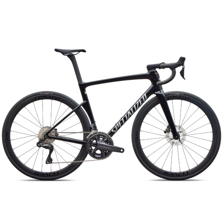 Bicicleta Specialized Tarmac Sl9 Expert Shimano Ultegra Di2 Gloss Black / Silver Dust