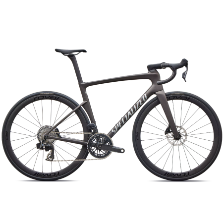 Bicicleta Specialized Tarmac Sl9 Expert Sram Force Axs Satin Warm Smoke Metallic / Silver Dust