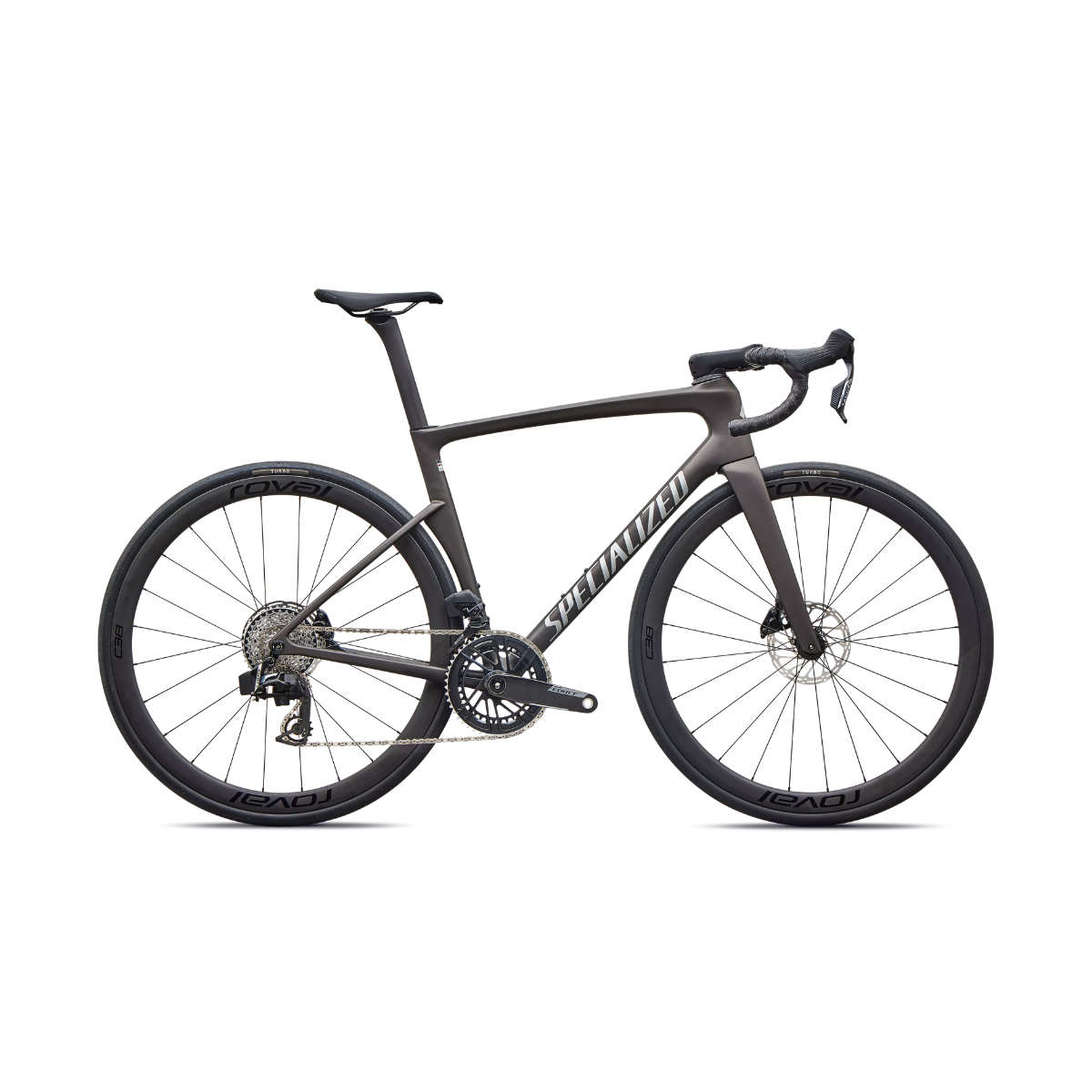 Bicicleta Specialized Tarmac Sl9 Expert Sram Force Axs Satin Warm Smoke Metallic / Silver Dust