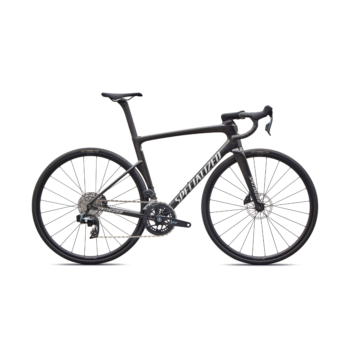 Bicicleta Specialized Tarmac Sl9 Comp Sram Rival Axs Gloss Charcoal Tint / Dolomite Metallic