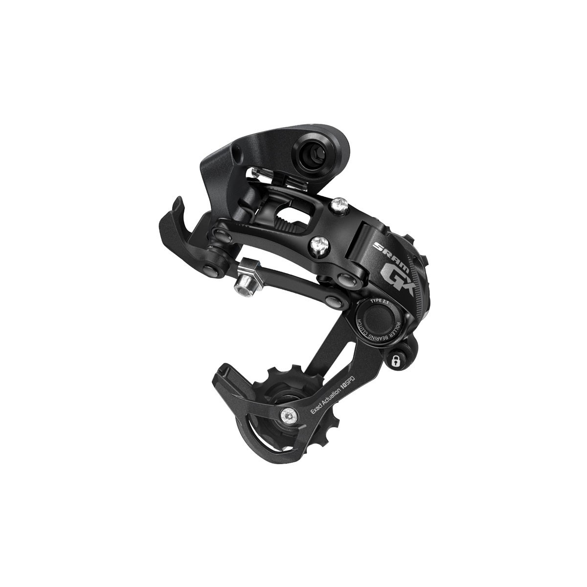 Dérailleur Arrière Sram GX Type 2.1 10v Chape Courte Noir