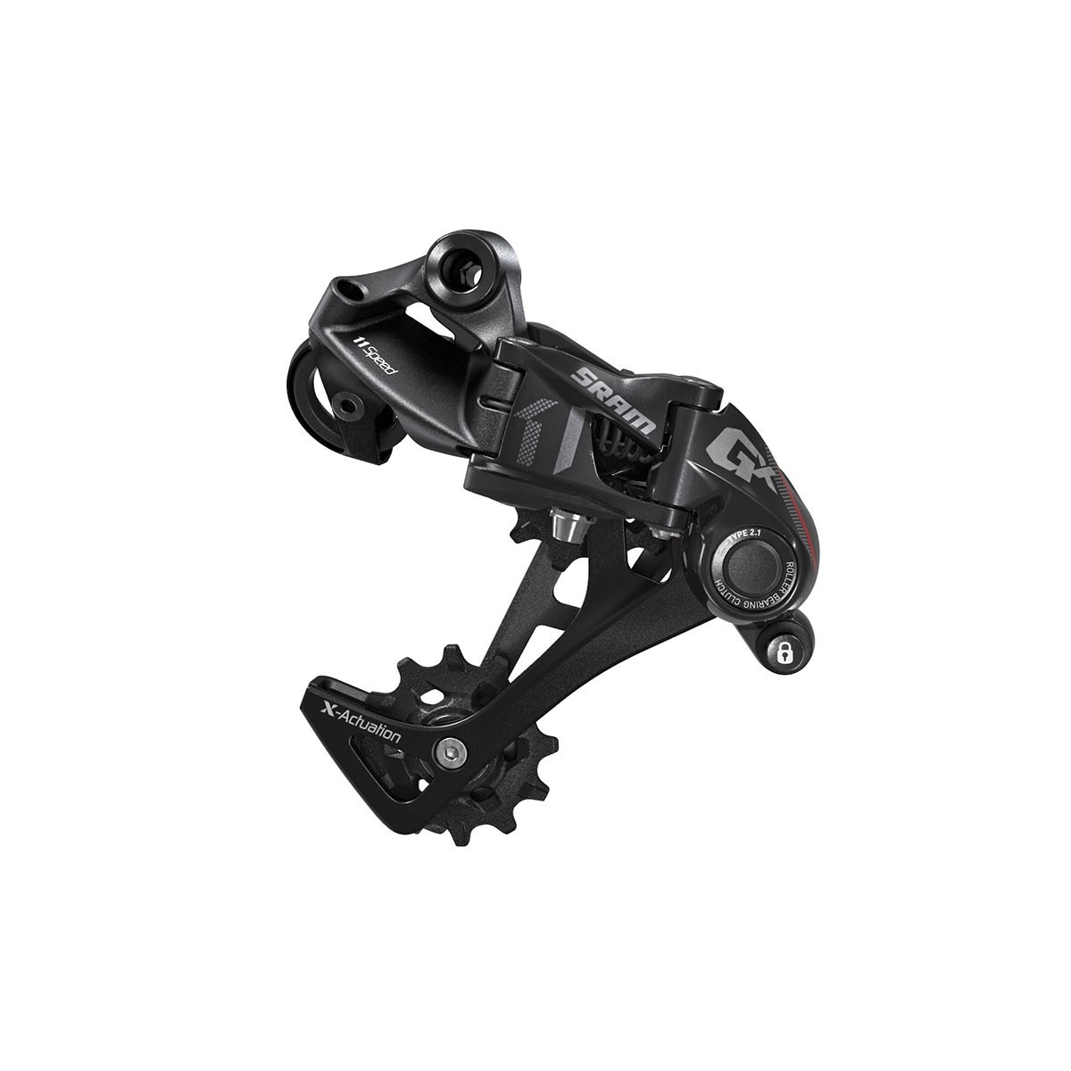 Cambio Sram GX1 1X11 Caja Larga Rojo