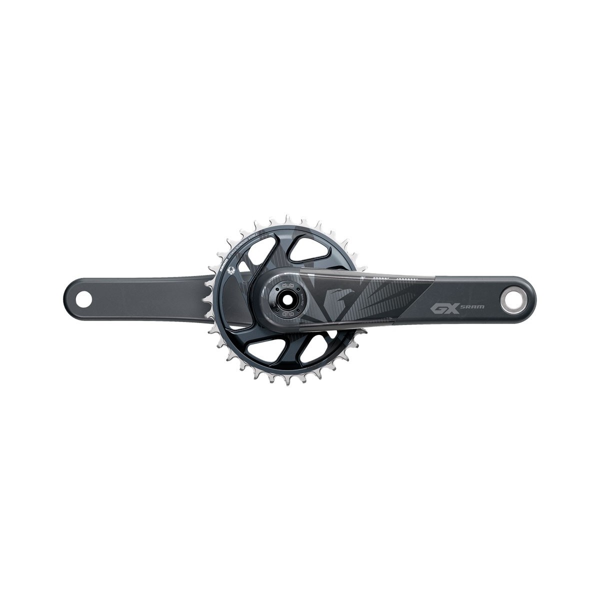 Pédalier Sram GX Eagle Carbon DUB DM 32D Gris Boost