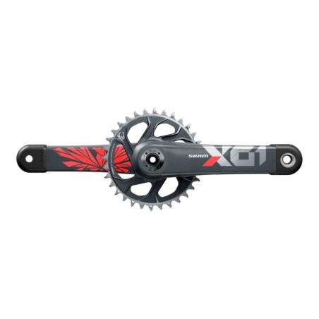 Pédalier Sram X01 Eagle DUB DM 32D Rouge SuperBoost