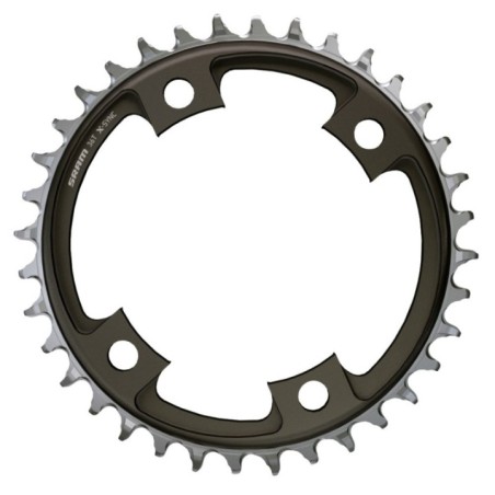 Plato Sram X-Sync AXS 107 BCD Negro 12v