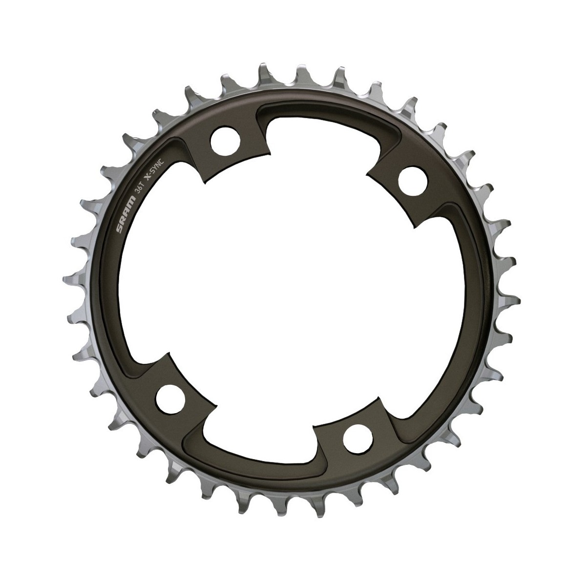 Plato Sram X-Sync AXS 107 BCD Negro 12v
