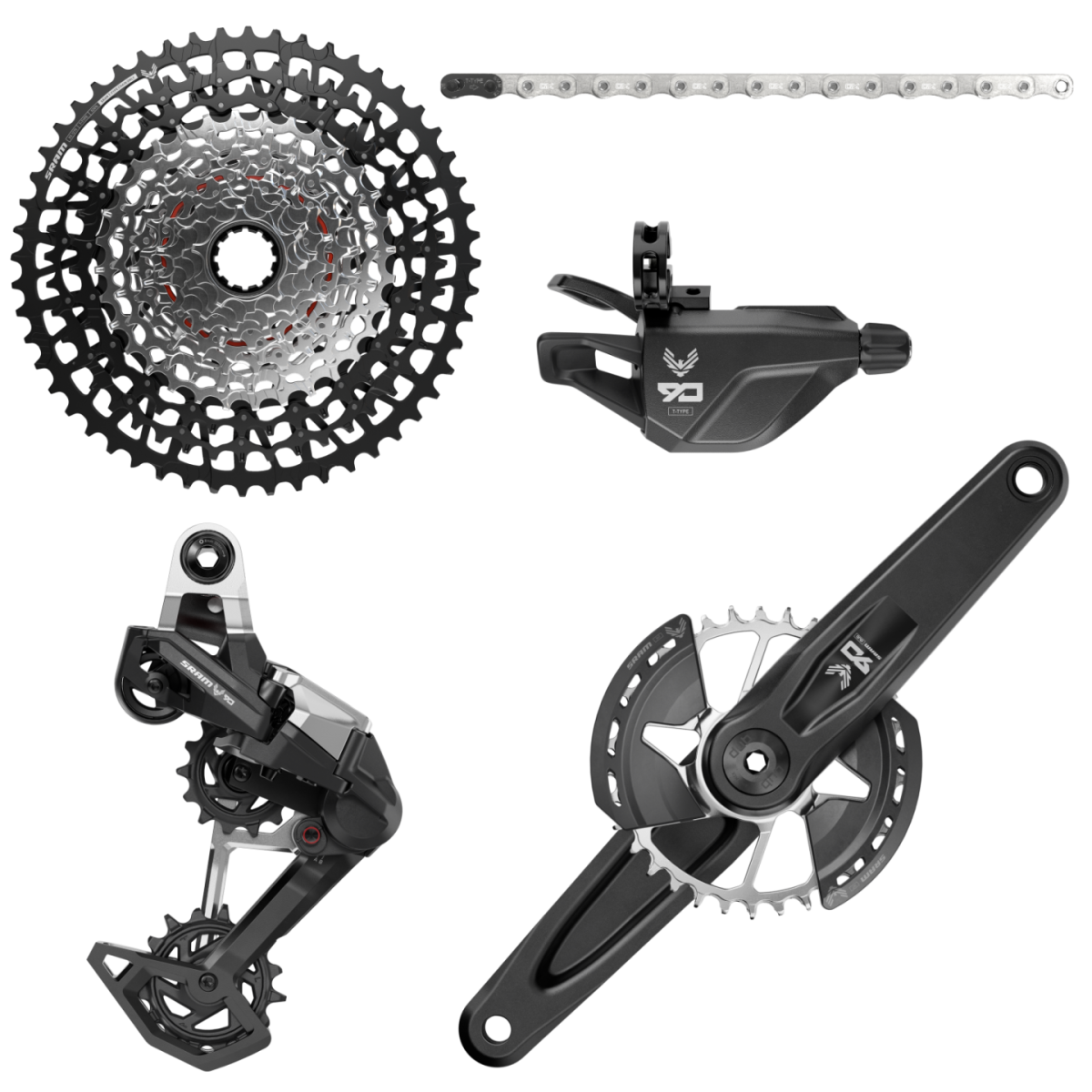 Grupo Sram Eagle 90 T-Type DUB Wide 32T 10-52