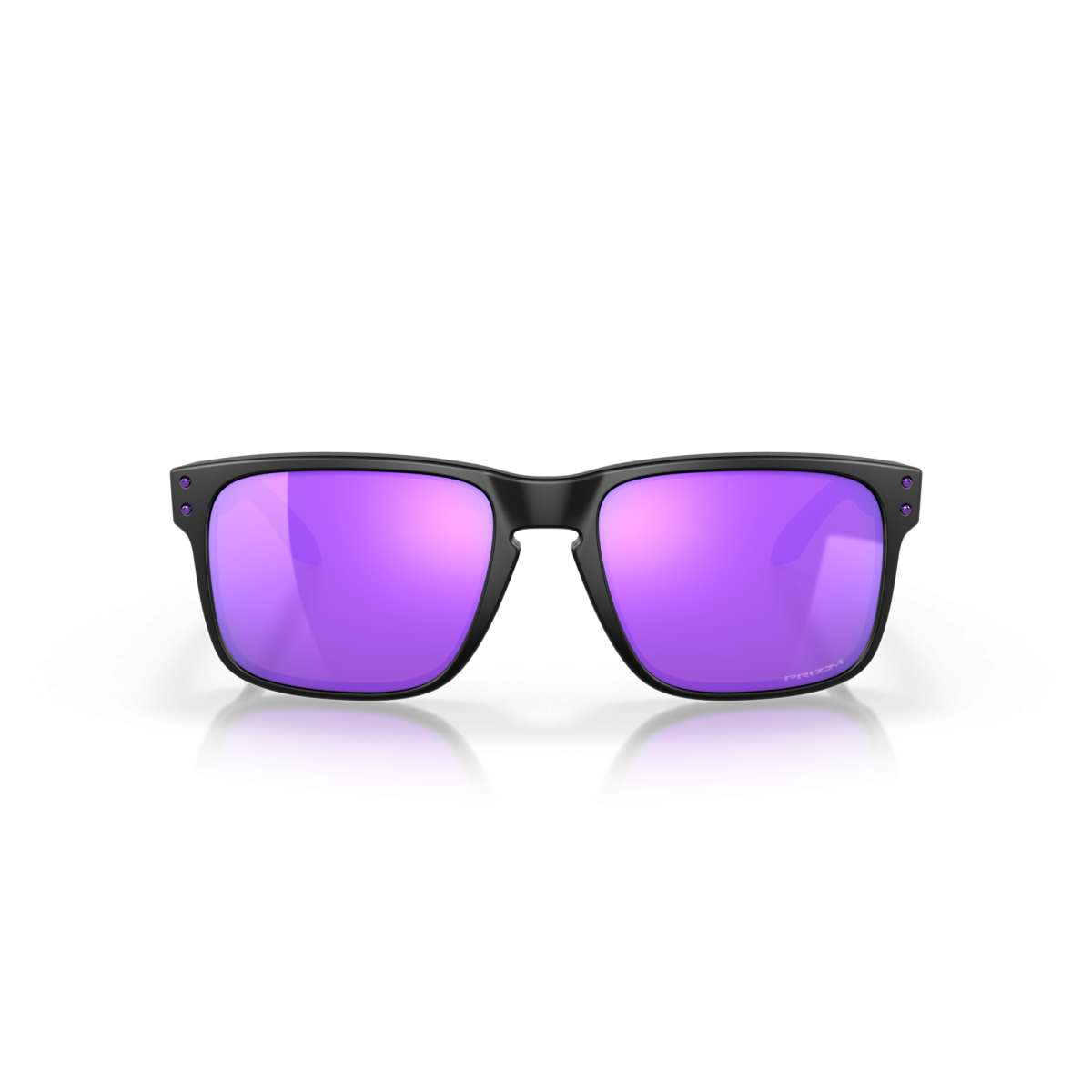 Lunettes Oakley Holbrook Verres prizm violet/Monture matte black