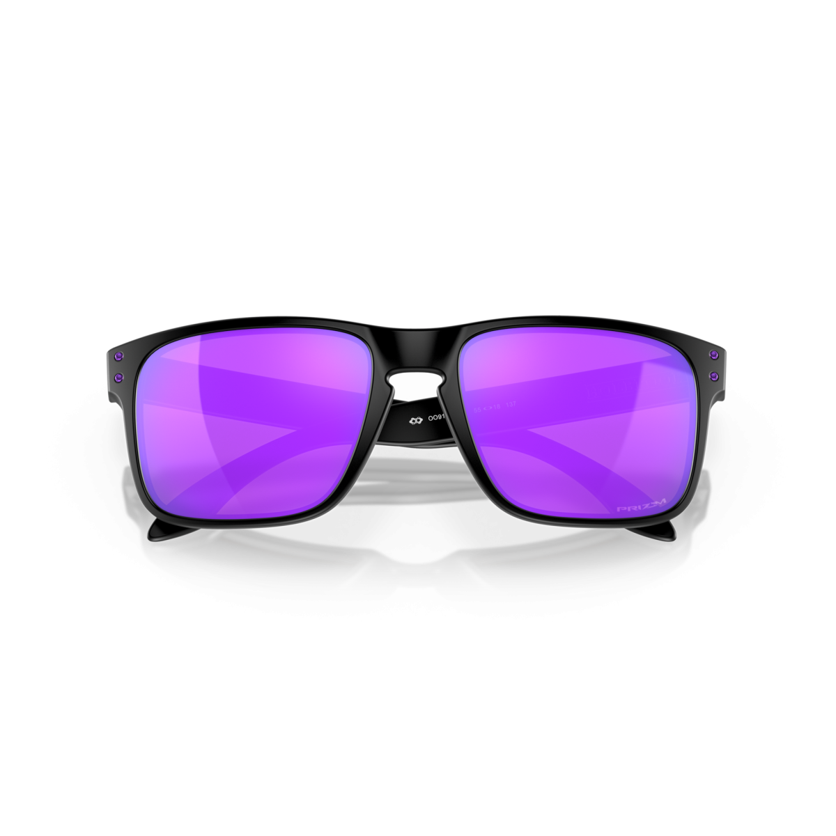 Lunettes Oakley Holbrook Verres prizm violet/Monture matte black